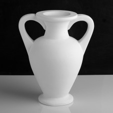 Gypsum figure of a vase: amphora, 34 x 28.5 x 21 cm