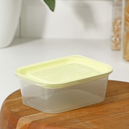 A container for products with a steam outlet, 500 ml, 16 × 11 × 5 cm, rectangular, color mix-10