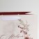Laminated vertical "Oleninok", Ml 23 x 27 x 11.5 cm, New Year