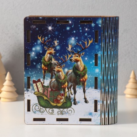 New Year's piggy bank-gear "Fabulous well-being" 14x12x5 cm-5