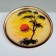 Set for juice with the tray "Sunset" Art painting, 6 glasses 1250/200 ml