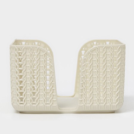 Napkin "Knitting", color white rattan-5