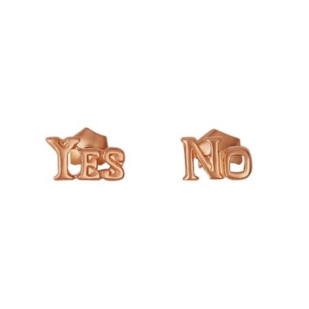 Cuts "Yes or no", pink gilding