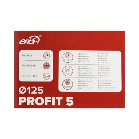 Exhaust Era Profit 5, D = 125 mm, 220–240 V, channel fan-2