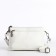 Bag Cross-Bodi with a zipper, white color