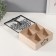 Casket tree with divisions "Time for tea" 20.2x20.2x7.3 cm