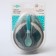 Set for feeding: a bowl on a suction cup, with a lid + spoon, turquoise color, 400 ml