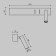 Bras Technical C031wl-L8W3K1 Comodo, 300x77x50 mm, LED, 8W, 500LM, 3000K, white color