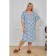 Women's dress, size 74, blue color