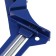 Corner tundra clamp, 90 °, screw clamp, aluminum, 75 mm