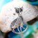 Brooch "Galiotis" cat is graceful, green color in black silver
