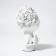 Figure Polystone "Love" Color White 12 x 6.5 x 22 cm