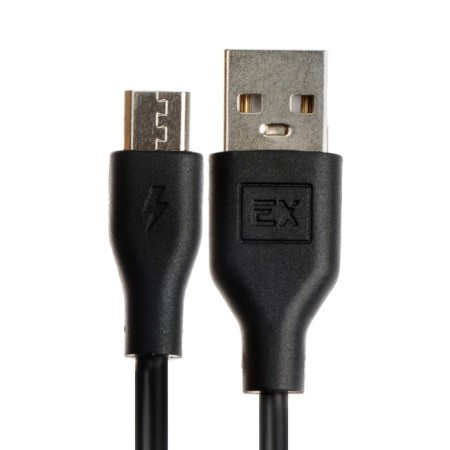 EXPLOYD EX-K-807, microUSB-USB, 1 A, 3 m, black cable-1
