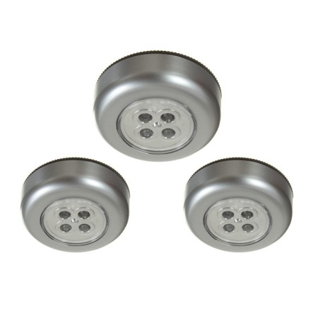 Lumina Night -bend "PushLite" 4xled 1.5W battery AAA 7cm. silver-6