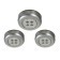 Lumina Night -bend "PushLite" 4xled 1.5W battery AAA 7cm. silver