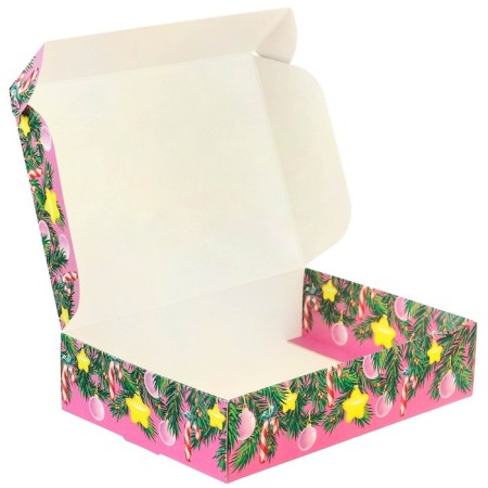 Gift box "New Year" 16x23x7.5 cm, cats aristocrats-1