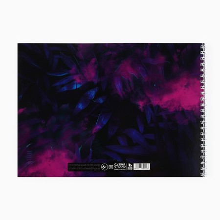 An album for drawing 40 A4 sheets on the spring “September 1: Neon” cover 200 g/m2, paper 100 g/m2.-5