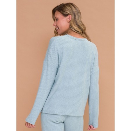Female jumper, size 46, blue color-2