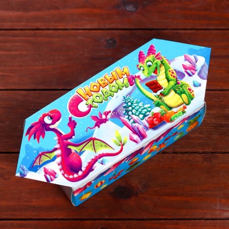 Gift box "Dragon Joy", candy large 9.8 x 7 x 17.8 cm