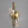 Bra "spiral" Led 3000k gold 30x13x13cm