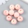 Plastic beads "Divorces. Pink" set 20 grams d = 1.6 cm
