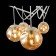 Ceiling EVOLUCE lamp. Sle110202-08. Calletta. 8x40 watts, E14, 79x79x37 cm, white color