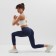 Leggings Sports Minaku: Sportly; Blue color, river 42