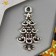 Decor for creativity Metal "Emergency Christmas tree" silver 2x1 cm