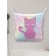 Organizer in a bath on suction cups “Cat on the Rainbow”, for storing toys and little things, size 33x39 cm