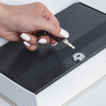 Safe book "Financier", 5.5x17x24 cm, key castle-4