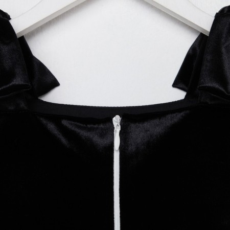 Dress elegant children's KAFTAN, p. 28 (86-92 cm), black/white-9