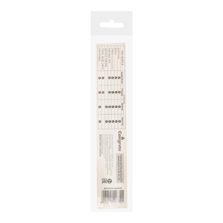 Set of brushes bristles 5 pieces, calligrata (flat No.: 2, 6, 10, 16, 24), wooden handle-7