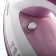 Iron Brayer 4006br, 2400 W, 280 ml, ceramic sole, 25 g/min, 280 ml, white-pink