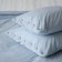 Pillow Pillowcase "Boyle", size 50x70 cm, blue color, 2 pcs