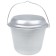 Aluminum pot with a lid, 9 l, conical, poisoned