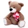Soft toy "Pasha Bear" Dark, 38 cm