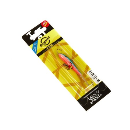 Balancir Lucky John Fin 5 + tee, 7 cm, color 54 blister-6