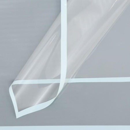 Film for decor and floristry, glossy, plain, blue, "strip", sheet 1pcs, 58 x 58 cm