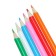 Pencils two -tone 12 colors, 6 pieces, wooden, triangular housing, in a cardboard box