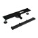 TIM BAD555002BK, 70 x 500 mm, tiles, siphon with a rotation angle of 360 °, black-matte