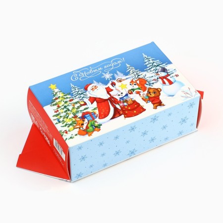 The prefabricated fiber box "Miracles and Magicians", 9.3 x 14.6 x 5.3 cm, New Year-2
