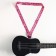 Music Life Ukul belt "cats", 50 cm, pink