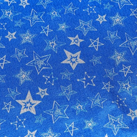 Flogi foil film "Stars", 70 × 50 cm, blue-2