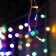 Garland "fringe" 12 × 0.7 m, IP44, UMS, white thread, 240 LED, glow of multi, 220 V