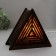 Salt lamp with Dimmer "Pyramid" E14 15W 1 kg white salt 17x19x7cm