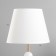 Glafira table lamp E27 40W white-gold 25x25x43 cm