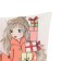 Pillowcase decorative Ethel girl stories »Shopping» 40x40 cm, velor