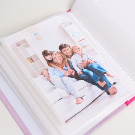 Photo album in 100 photos 10x15 cm, plastic. sheets "Mice and Bunny" rabbit-3