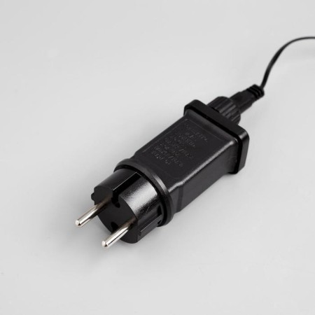 Garland "Clip-Light" 3 threads of 10 m, IP44, UMS, dark thread, 198 LED, glow blue, 8 modes, 24 V-4