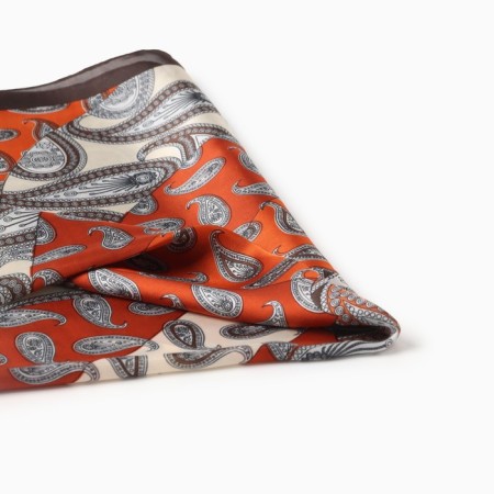 Women's scarf minku rr 70*70 cm, col. brown-1